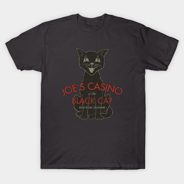 Joe’s Casino at the Black Cat T-Shirt by JCD666